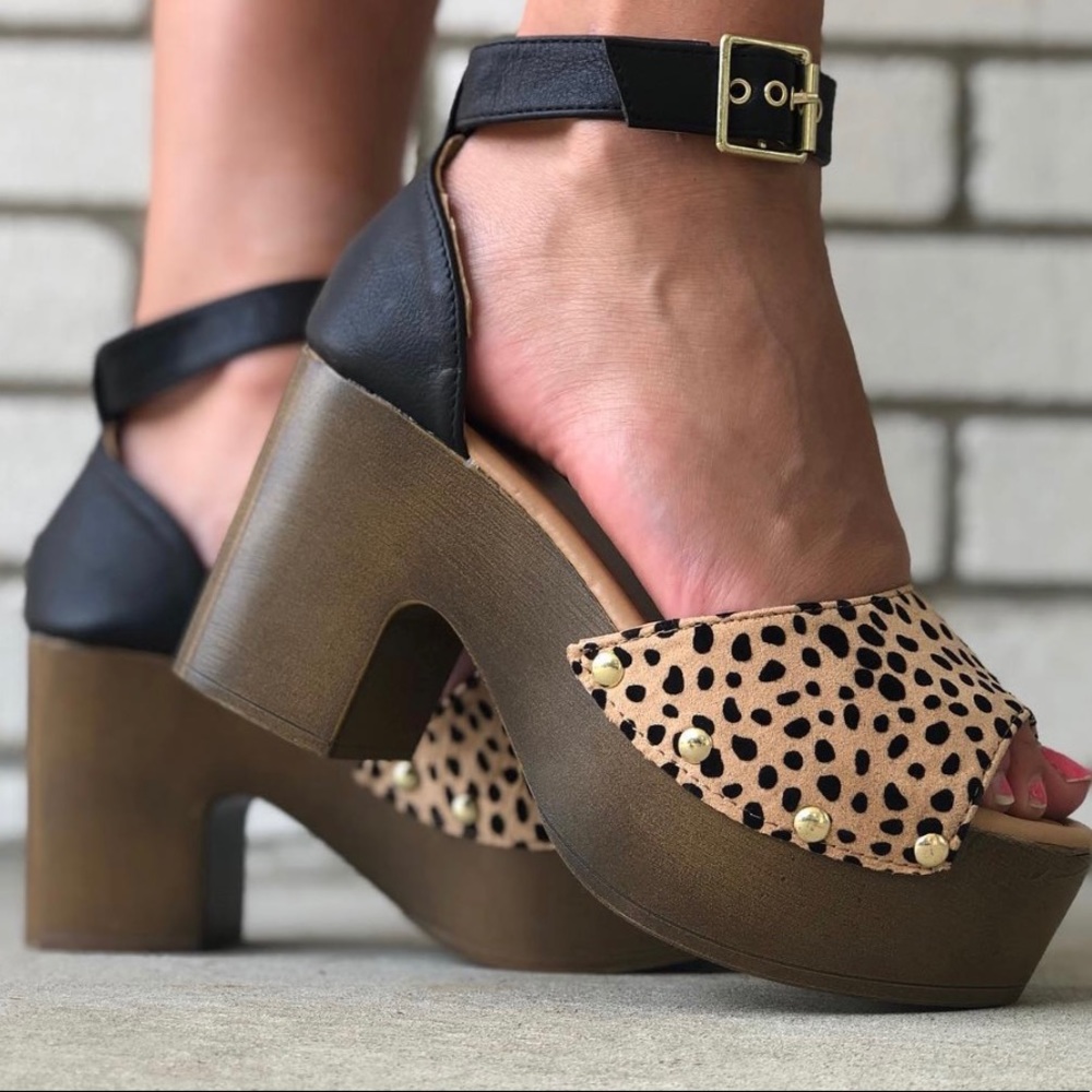 Cheetah print heels